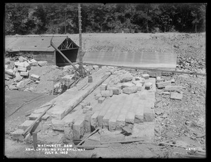 Wachusett Dam, Ashlar paving for spillway, Clinton, Mass., Jul. 2, 1902