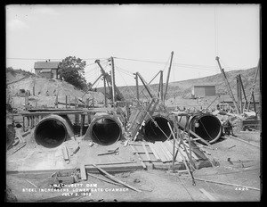 Wachusett Dam, steel increasers, lower gate chamber, Clinton, Mass., Jul. 2, 1902
