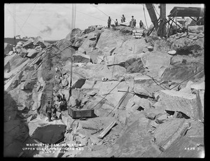 Wachusett Dam, upper quarry, southerly end, Boylston, Mass., Jul. 2, 1902