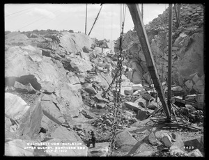 Wachusett Dam, upper quarry, northerly end, Boylston, Mass., Jul. 2, 1902