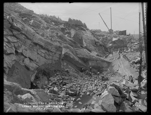 Wachusett Dam, lower quarry, easterly end, Boylston, Mass., Jul. 2, 1902