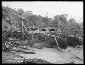 Wachusett Dam, forms for conduits to the pool, Clinton, Mass., Jul. 23, 1902