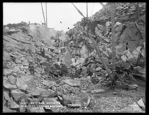 Wachusett Dam, upper quarry, looking southerly, Boylston, Mass., Jul. 23, 1902