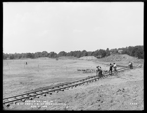 Weston Aqueduct, Section 14, site of embankment north of Open Channel, Weston, Mass., Aug. 4, 1902