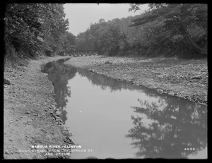 Wachusett Reservoir, Nashua River, downstream from opposite Spruce Street, Clinton, Mass., Aug. 27, 1902