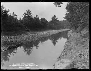 Wachusett Reservoir, Nashua River, upstream from opposite Spruce Street, Clinton, Mass., Aug. 27, 1902