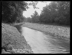 Wachusett Reservoir, Nashua River, downstream from opposite Schiller Hall, Clinton, Mass., Aug. 27, 1902