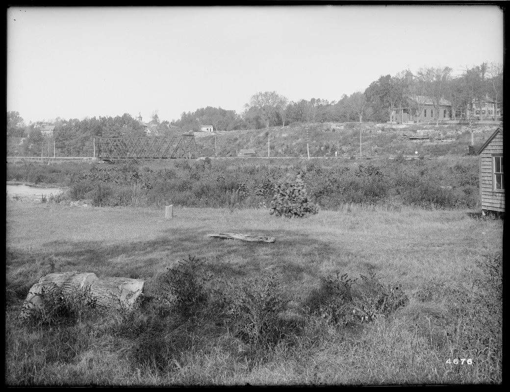 Wachusett Reservoir, Worcester Street relocation, site of West Boylston