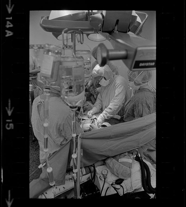 Operating room at Massachusetts General Hospital, Boston