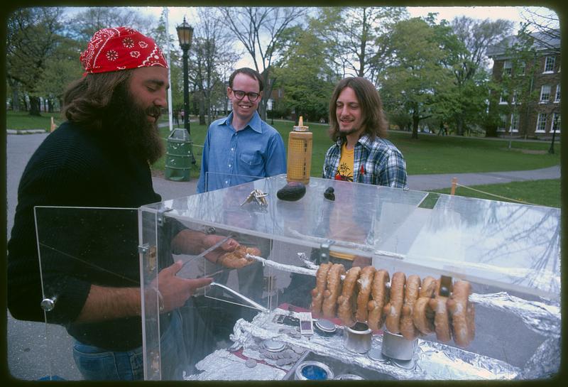 Tufts University professor buys pretzels on campus, Medford