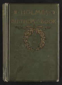The Holmes birthday book [Front cover]