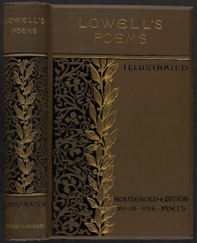 The poetical works of James Russell Lowell [Spine and front cover]
