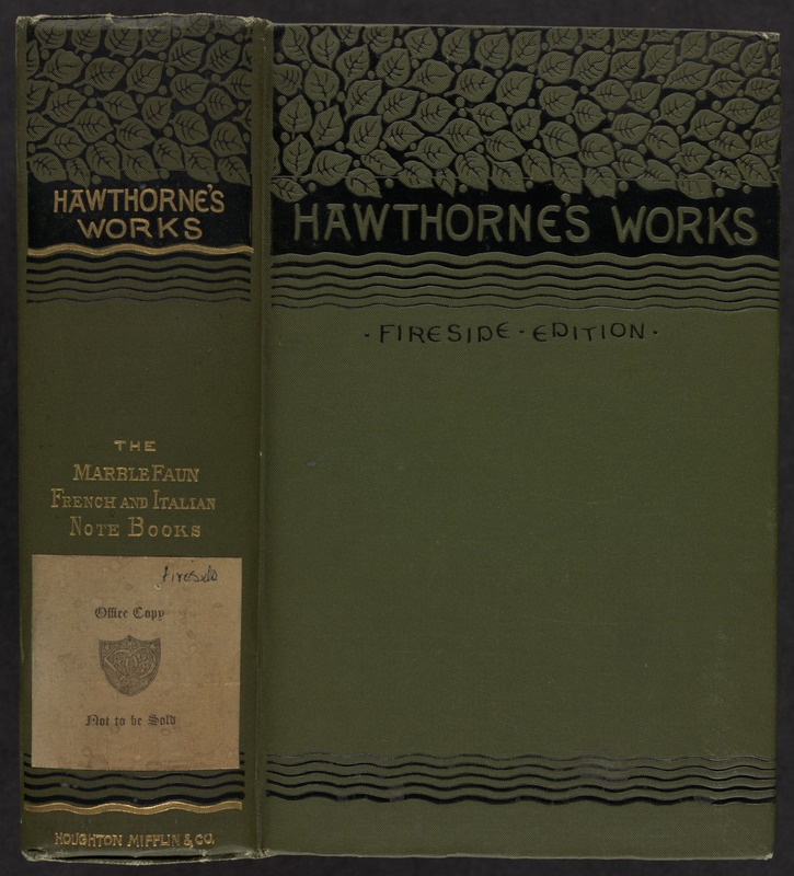 Hawthorne's works [Spine and front cover]