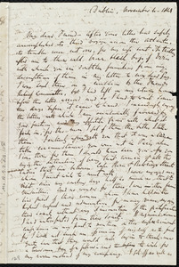 Letter from Richard Davis Webb, Dublin, [Ireland], to Anne Warren Weston, November 4, 1849
