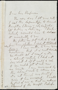 Letter from Richard Davis Webb, Dublin, [Ireland], to Maria Weston Chapman, July 23, 1851