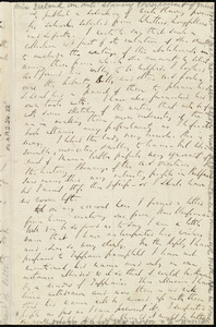 Partial letter from Richard Davis Webb, [Orangehill, Tandragee, County of Armagh, Northern Ireland], to Caroline Weston, [28 March 1852?]