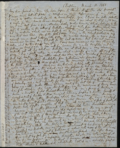 Letter from Richard Davis Webb, Dublin, [Ireland], to Anne Warren Weston, March 11, 1851