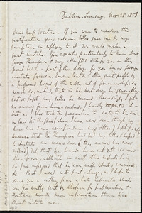 Letter from Richard Davis Webb, Dublin, [Ireland], to Anne Warren Weston, Sunday, Nov. 28, 1858