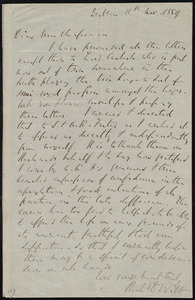 Letter from Richard Davis Webb, Dublin, [Ireland], to Maria Weston Chapman, 11th Nov. 1859