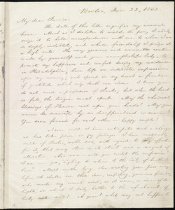 Letter from William Lloyd Garrison, Boston, [Mass.], to Robert Purvis, June 22, 1832