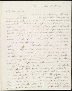 Letter from William Lloyd Garrison, Boston, [Mass.], to George William Benson, Dec. 10, 1832