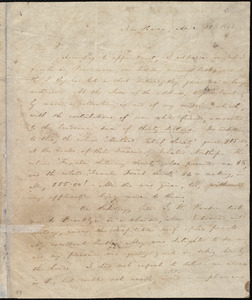 Letter from William Lloyd Garrison, New Haven, [Conn.], to Isaac Knapp, April 11, 1833