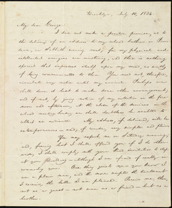 Letter from William Lloyd Garrison, Brooklyn, [Conn.], to George William Benson, July 10, 1834