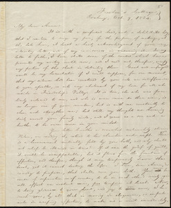 Letter from William Lloyd Garrison, Freedom's Cottage, Roxbury, [Mass.], to Anna Elizabeth Benson, Oct. 9, 1834