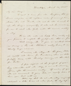 Letter from William Lloyd Garrison, Brooklyn, [Conn.], to Henry Egbert Benson, March 30, 1835