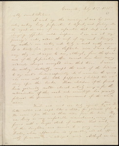 Letter from William Lloyd Garrison, Granville, [Prince Edward Island, Canada], to Helen Eliza Garrison, July 25, 1835
