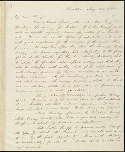 Letter from William Lloyd Garrison, Brooklyn, [Conn.], to Henry Egbert Benson, Aug. 24, 1835