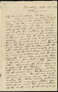 Letter from William Lloyd Garrison, Brooklyn, [Conn.], to Henry Egbert Benson, Sept. 19, 1835, Saturday noon