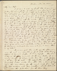 Letter from William Lloyd Garrison, Boston, [Mass.], to Helen Eliza Garrison, Nov. 11, 1835