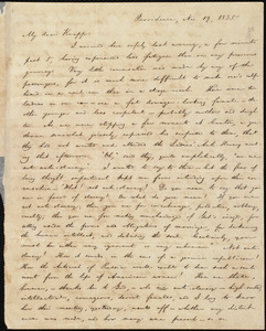 Letter from William Lloyd Garrison, Providence, to Isaac Knapp, Nov. 19, 1835