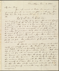 Letter from William Lloyd Garrison, Brooklyn, [Conn.], to Henry Egbert Benson, Dec. 5, 1835