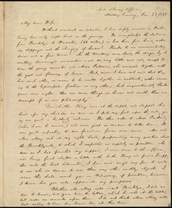 Letter from William Lloyd Garrison, Anti-Slavery Office, [Boston, Mass.], to Helen Eliza Garrison, Monday Evening, Dec. 28, 1835