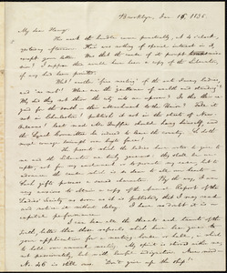 Letter from William Lloyd Garrison, Brooklyn, [Conn.], to Henry Egbert Benson, Jan. 16, 1836