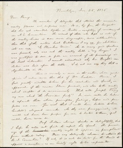 Letter from William Lloyd Garrison, Brooklyn, [Conn.], to Henry Egbert Benson, Jan. 26, 1836