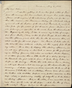 Letter from William Lloyd Garrison, Providence, [R.I.], to Helen Eliza Garrison, May 6 [i.e. May 7?], 1836