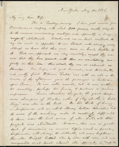 Letter from William Lloyd Garrison, New York, to Helen Eliza Garrison, May 10, 1836