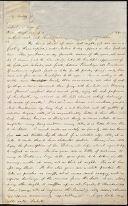 Letter from William Lloyd Garrison, [Providence, RI], to Helen Eliza Garrison, [21 May 1836?]