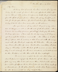 Letter from William Lloyd Garrison, Boston, [Mass.], to Helen Eliza Garrison, June 1, 1836