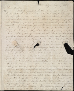 Letter from William Lloyd Garrison, Brooklyn, [Conn.], to Isaac Knapp, Aug. 19, 1836