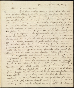 Letter from William Lloyd Garrison, Boston, [Mass.], to George Benson, Sept. 28, 1836