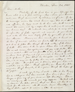 Letter from William Lloyd Garrison, Boston, [Mass.], to Sarah Thurber Benson, Dec.24, 1835