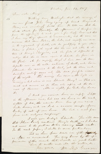 Letter from William Lloyd Garrison, Boston, [Mass.], to Mary Benson, Jan. 14, 1837