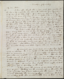 Letter from William Lloyd Garrison, Brooklyn, [Conn.], to Helen Eliza Garrison, July 1, 1837