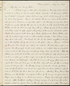 Letter from William Lloyd Garrison, Philadelphia, [Penn.], to Helen Eliza Garrison, May 12, 1838