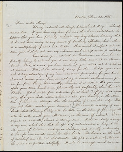 Letter from William Lloyd Garrison, Boston, [Mass.], to Mary Benson, Dec. 23, 1838