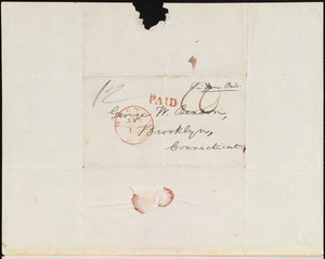 Letter from William Lloyd Garrison, Boston, [Mass.], to George William Benson, Jan. 14, 1839